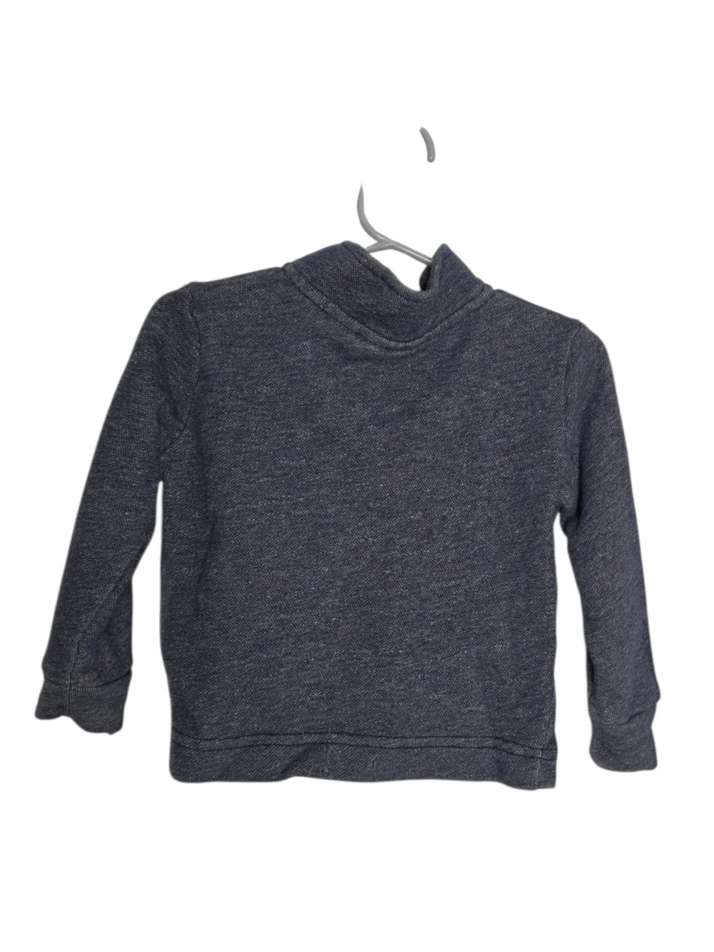 The Children's Place Heathered Navy Half-Zip Pullover Hoodie